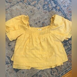 Yellow boutique top